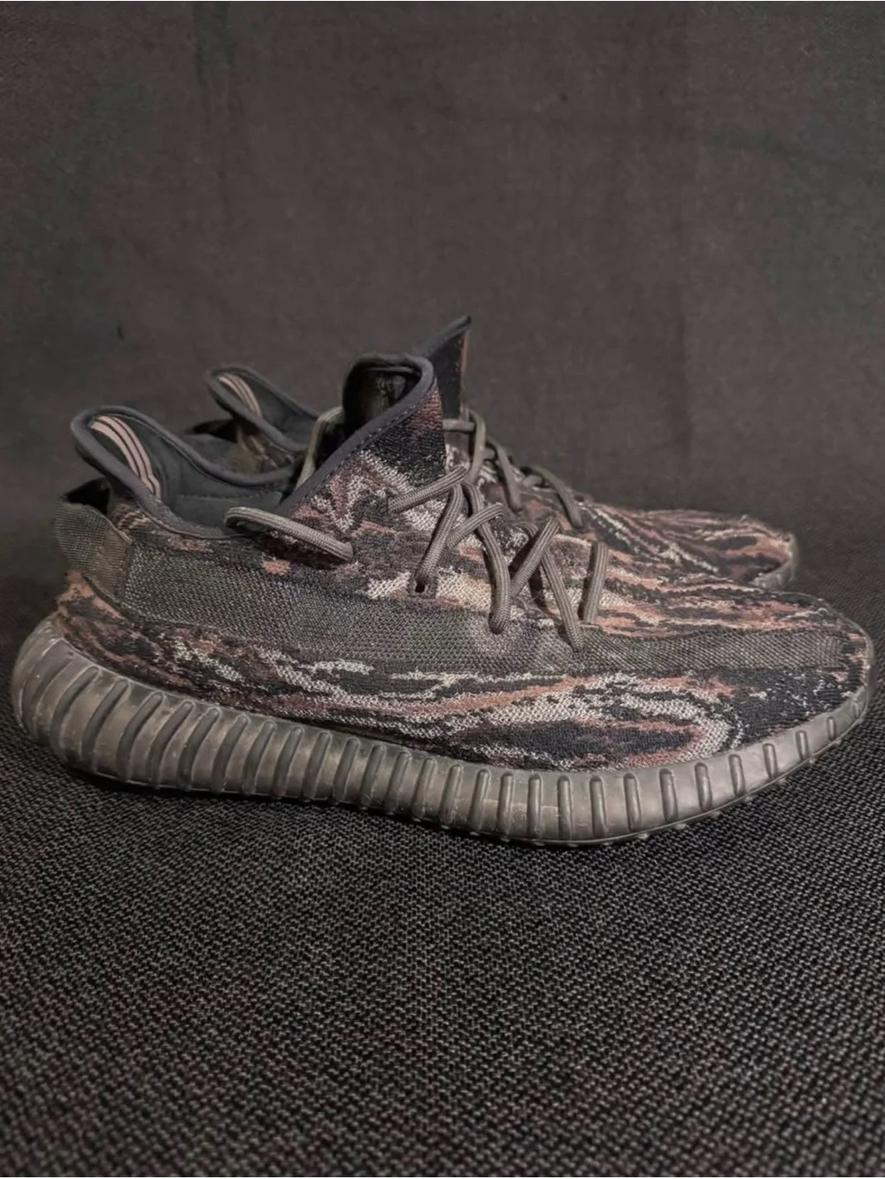 adidas Yeezy Boost 350 V2 Black with Brown/Gray Pattern